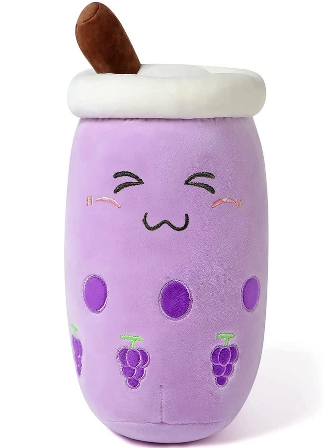 TechMax Solution دمية شاي الفقاعات المحشوة من تيك ماكس سوليوشن كاواي، دمية قطيفة على شكل كوب شاي حليب بوبا، وسادة لعبة للأطفال - Image 1